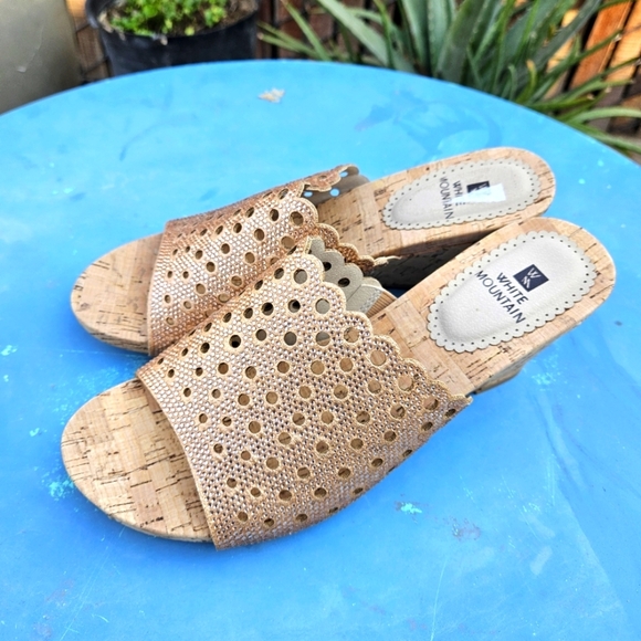 White Mountain Women's Platform Sandals Size 8 - Picture 2 of 14